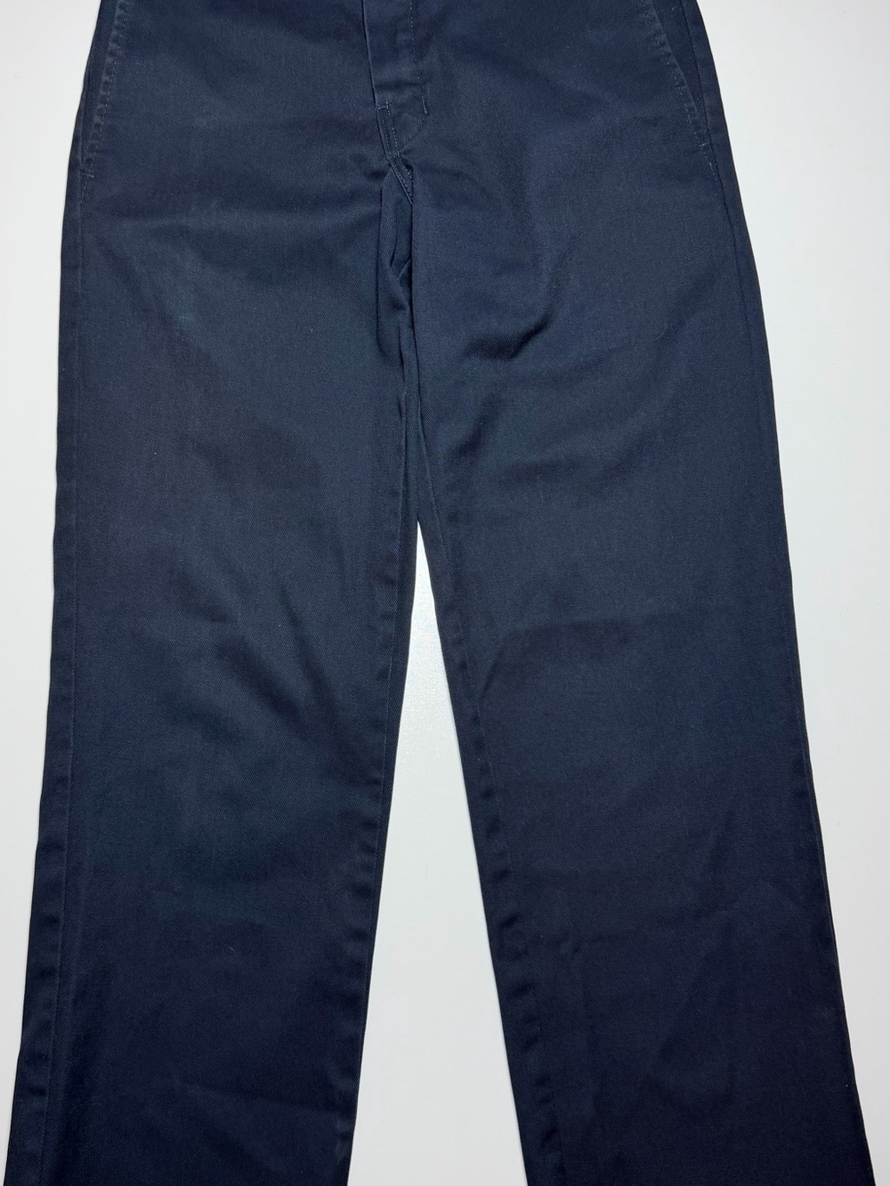 Dickies 874 Original Fit Work Pants Navy Blue 28x26 Raw Hem Streetwear